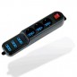 MULTIPRESA 6 Prese  10-16A BlackATLANTIS P011-SL203066