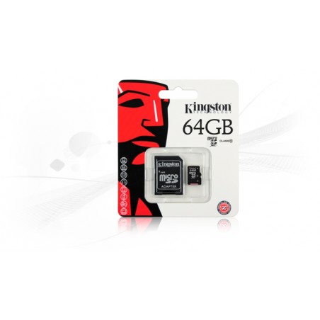 SD Memory Card MICRO 64Gb KINGSTONE CL10