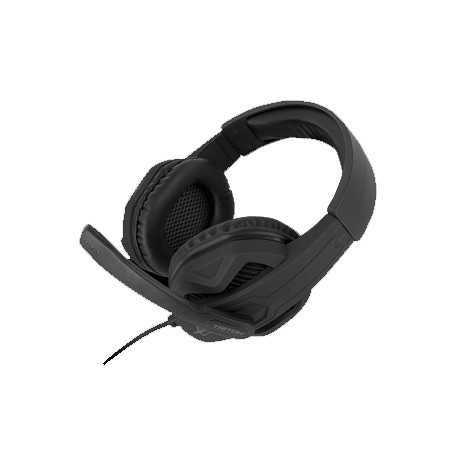 CUFFIA GAMING ATLANTIS P003-H310 TRITON CON MICR.-PAD.AURICOLARI 40MM-CONNETT:1X3.5"MM, ADATT.2X3.5"MM-COMP.PC/NB/PS4 (INCL.AV)