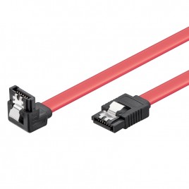 CAVO SATA 600 CON CLIP ANGOLATO, 0.50m