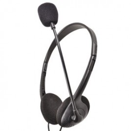CUFFIE + MICROFONO WIMINTECH CS-1005Black -STEREO