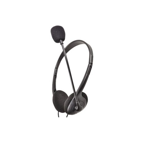 CUFFIE + MICROFONO  WIMINTECH CS-1005Black -STEREO