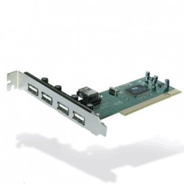 SCHEDA PCI 4 PORTE(3+1) USB 2.0