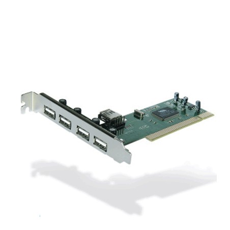 SCHEDA PCI 4 PORTE(3+1) USB 2.0