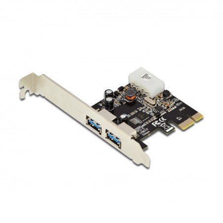 Scheda PCIe USB 3.1 Gen1 (USB 3.0) a 2 porte