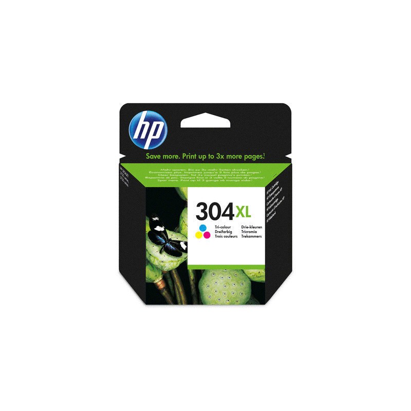 CARTUCCIA HP N°304XL N9K07AE TRICROMIA 300PG X DESKJET 3270 MVS CARTUCCIA HP N°304XL N9K07AE TRICROMIA 300PG X DESKJET 3270 MVS