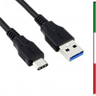 CAVO USB 3.1 GEN1 TIPO A MASCHIO - TIPO C MASCHIO 1MT