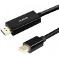 Cavo Monitor Mini DisplayPort (Thunderbolt) / HDMI 1.8mT Cavo Monitor Mini DisplayPort (Thunderbolt) / HDMI 1.8mT