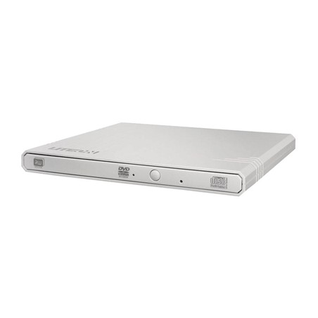 MAST.SLIM USB2.0 X DVD±R/±RW LITE-ON EBAU108-21 BIANCO LETT. 24X/8X SCRITT. 5X/8X/8X RETAIL DL
