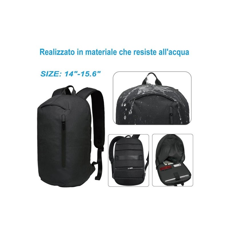ZAINO BPN-1045 x Notebook 15.6" WIMITECH NERO/GRIGIO