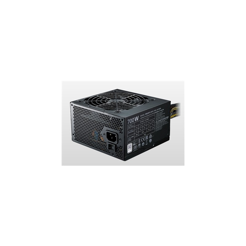 ALIMENTATORE ATX 700W COOLERMASTER MWE WHITE MPE-7001-ACABW-EU PFC ATTIVO 240VAC FAN120MM CAVO EU
