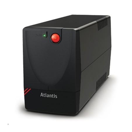 UPS ATLANTIS A03-X1500 1000VA/500W LINEINTERACTIVE UPS AVR (3 STEP) - BATT.12V 4,5AH-2 PRESE SCHUKO.-GAR. 2 ANNI