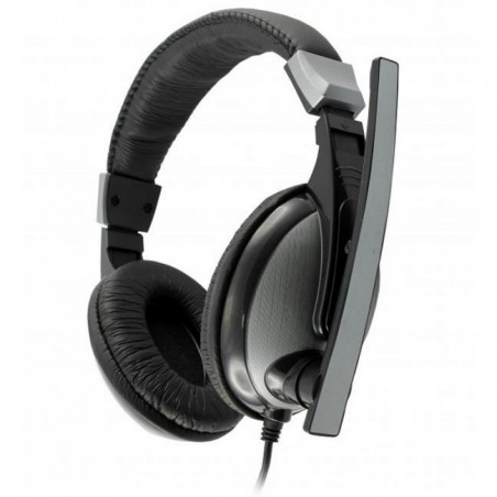Cuffie Gaming con Microfono Nero HS-302,2 x 3.5mm Jack Audio   Dimensione altoparlante: 40 mm    Intervallo di frequenza: 20Hz 