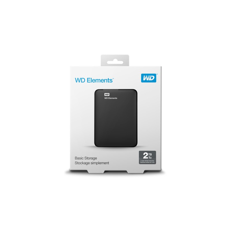 HDD 2.5" 2TB USB 2.0/3.0 WD ELEMENT AUTOALIMENTATO