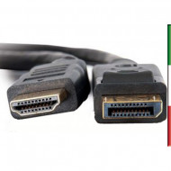 CAVO DISPLAYPORT  to HDMI M/M 2MT