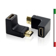 ADATTATORE HDMI/HDMI M/F ad Angolo