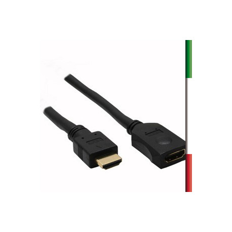 ADATTATORE HDMI/HDMI M/F NERO