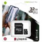 SD Memory Card MICRO 32GB SDCS2/32GB CLASS10 UHS-I 100MB/S CANVAS SELECT PLUS KINGSTON
