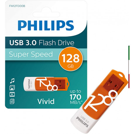 PEN DRIVE USB3.0 128GB Philips USB flash drive Vivid Edition