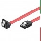 CAVO SATA 600 CON CLIP ANGOLATO, 0.50m CAVO SATA 600 CON CLIP ANGOLATO, 0.50m