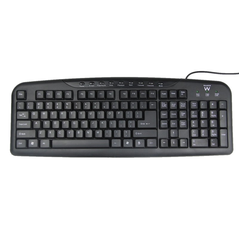 TASTIERA  MULTIMEDIALE EWENT EW3126USB - Black