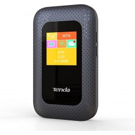 WIRELESS N ROUTER Tenda 4G185 V2.0 Wi-Fi 4G LTE Cat4 150Mbps, Hotspot Mobile Portatile, Batteria 2100 MAh, Nessuna Configurazio