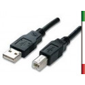 CAVO USB v2.0 Tipo A-B 1.5Mt. M/M