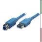 CAVO USB v3.0/2.0 TIPO AB 1mt
