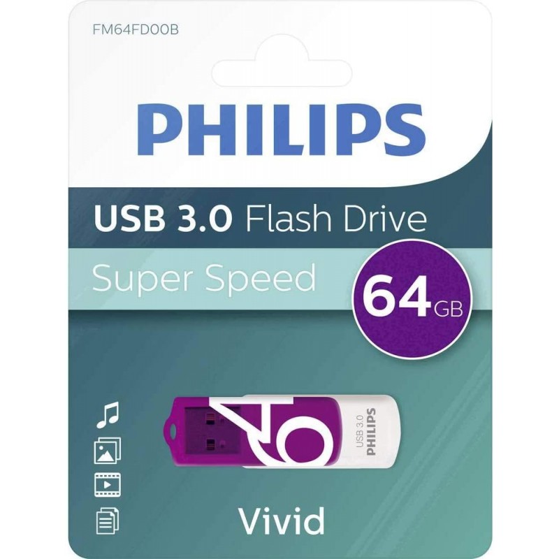 PEN DRIVE 64GB Philips USB flash drive Vivid Edition USB3.0