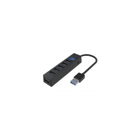 HUB 7  porte USB WIMITECH PHU-1019 ( 6 USB 2.0 + 1 USB 3.0 )