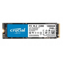SSD-SOLID STATE DISK M.2(2280) NVME 1000GB (1TB) PCIE3.0X4 CRUCIAL P2 CT1000P2SSD8 READ:2300MB/S-WRITE:940MB/S