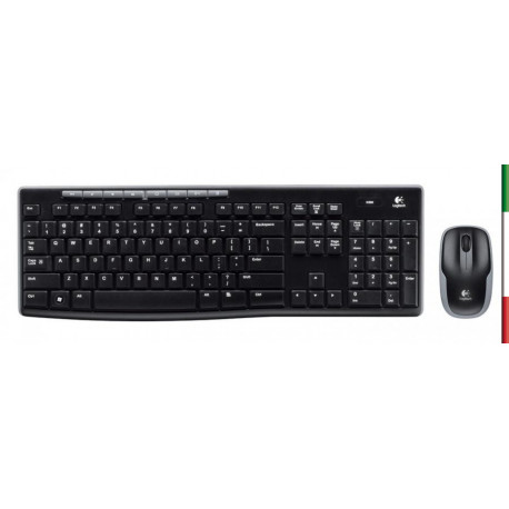 DESKTOP MK270 CORDLESS LOGITECH TASTIERA+MOUSE