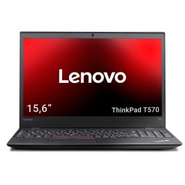NOTEBOOK LENOVO T570 (Ricondizionato certificato) -  DISPLAY 15.6  HD - INTEL I5-7300U - RAM 8GB- SSD 256GB SATA - SVGA INTEL H
