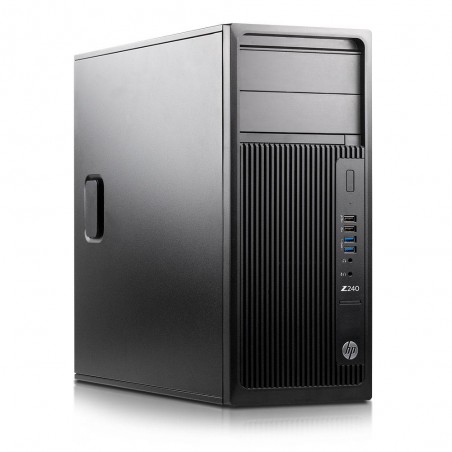 PC HP Z240 (USATO) INTEL XEON E3-1245 V5  - SVGA NVIDIA QUADRO P4000 8GB - 32GB RAM - SSD 256GB NVME + 512GB SSD -  DVD  - Wind