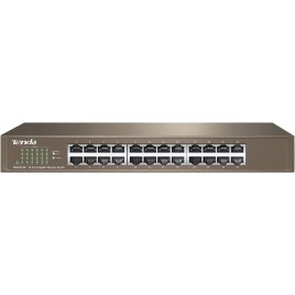 SWITCH 24P LAN 10/100M TENDA TEF1024D DESKTOP - METALLO - GARANZIA 3 ANNI