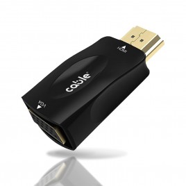 ADATTATORE DA HDMI a VGA,Placcato in Oro (da Maschio a Femmina) per Computer, Desktop, Laptop, PC, Monitor, proiettore, HDTV, C