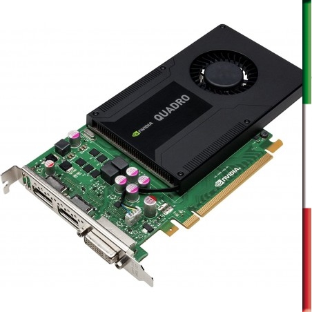 SCHEDA VIDEO NVIDIA QUADRO K2000 2 GB GDDR5 ( USATO ) PCIe 2.0 x16 - DVI, 2 x DisplayPort