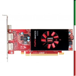 SCHEDA VIDEO AMD FIREPRO W2100 2GB GDDR3 ( USATO ) PCIe, 2x DISPLAYPORT