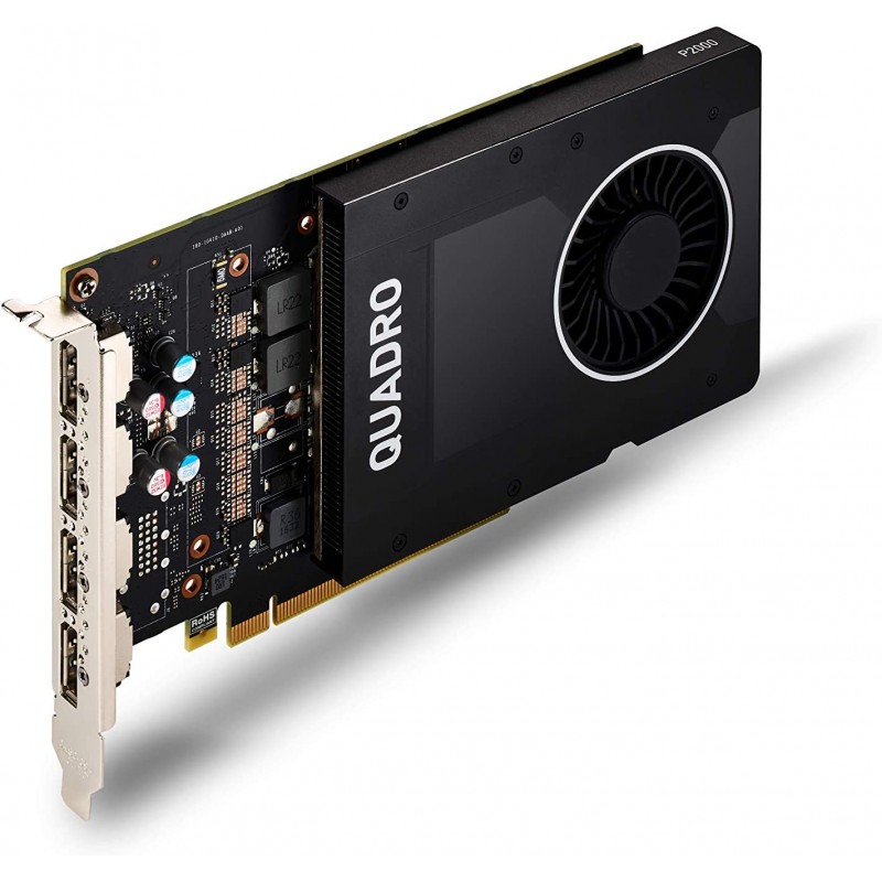 SCHEDA VIDEO NVIDIA QUADRO P2000 5 GB GDDR5 ( USATO ) PCIe 2.0 x16 -4 x DisplayPort SCHEDA VIDEO NVIDIA QUADRO P2000 5 GB GDDR5 ( USATO ) PCIe 2.0 x16 -4 x DisplayPort