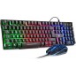 TASTIERA + MOUSE GAMING RK108 (Layout Italiano) -retroilluminati a LED, sensibilità Regolabile Fino a 3.200 DPI