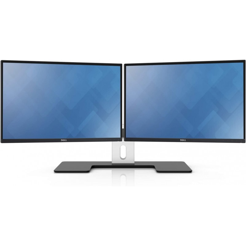 KIT 2 MONITOR DELL 24" + STAFFA Dual Monitor in Alluminio Nero - DELL-MD14A KIT 2 MONITOR DELL 24" + STAFFA Dual Monitor in Alluminio Nero - DELL-MD14A