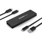 BOX M.2 NVME SSD adattatore per scatola, USB C 3.1 Gen 2 (10 Gbps) a NVME PCI-E M-Key Enclosure per unità a stato solido estern