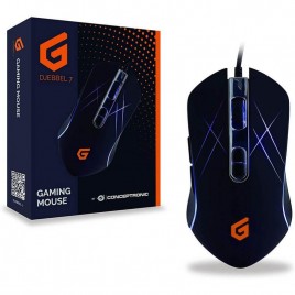 MOUSE GAMING USB CONCEPTRONIC DJEBBEL01B 3200DPI SENS.IC.-LED ILLUM.INTEGRATA- 7 PULS DI SELEZ.