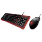 TASTIERA+MOUSE USB COUGAR 37DEAXNMB DEATHFIRE GEAR COMBO GAMING LED 7 COLORI HYBRID MECHANICAL + MOUSE 2000DPI LED 7 COL.