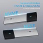 BOX Case SSD M2 [NVME & SATA], Enclosure SSD M2 NVMe USB C 3.1 Gen2 10Gbps, SETMSPACE Adattatore SSD M2 NVMe USB Compatibile co