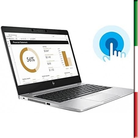 NOTEBOOK HP ELITEBOOK 840 G6 (USATO) - DISLPAY 14'' FULL HD  - INTEL I7-8565U - RAM 16GB - SSD 512GB  NVME - SVGA INTEL UHD  62