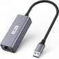 Scheda di rete USB 3.0 a RJ45 Gigabit LAN Alta velocità Convertitore Network per Windows 10, 8.1, 8, 7, Vista, XP Mac OS Chrome