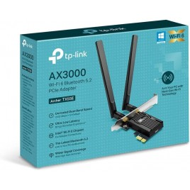 ADATTATORE PCI EXPRESS TP-Link Archer TX55E - Wi-Fi 6 (AX3000), Bluetooth 5.2 PCIe, Scheda Wifi Pc Fisso, 75% Di Latenza In Men