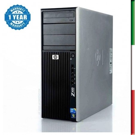 PC HP Z400 (USATO) - XEON W3520 - RAM 16GB - SVGA NVIDIA QUADRO K620 2GB - SSD 480GB -   Windows 10 PRO -  GARANZIA 12 MESI  -