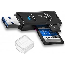 Lettore di schede SD USB, lettore di schede micro SD, lettore di schede di memoria, lettori di schede di memoria esterne, adatt
